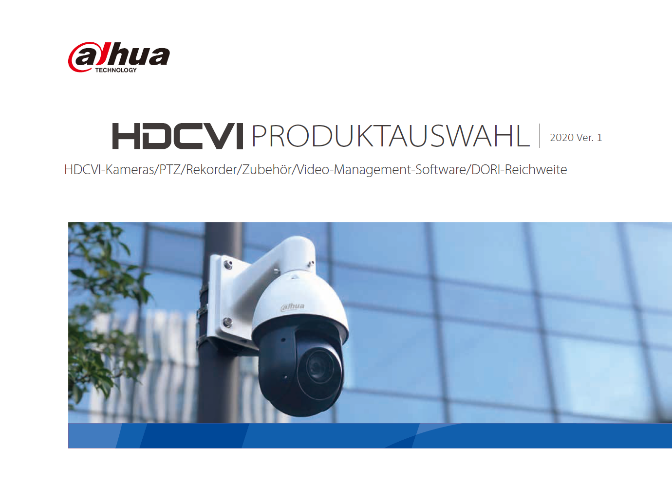 DAHUA HDCVI Produktauswahl